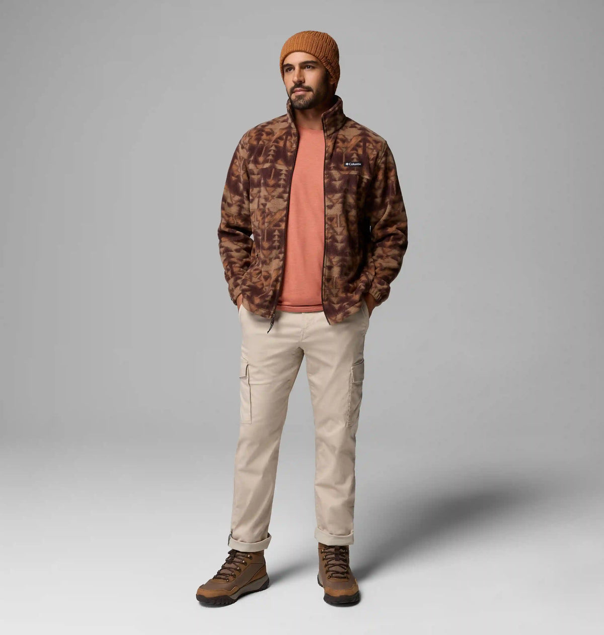 Men’s Steens Mountain Printed Fleece Jacket