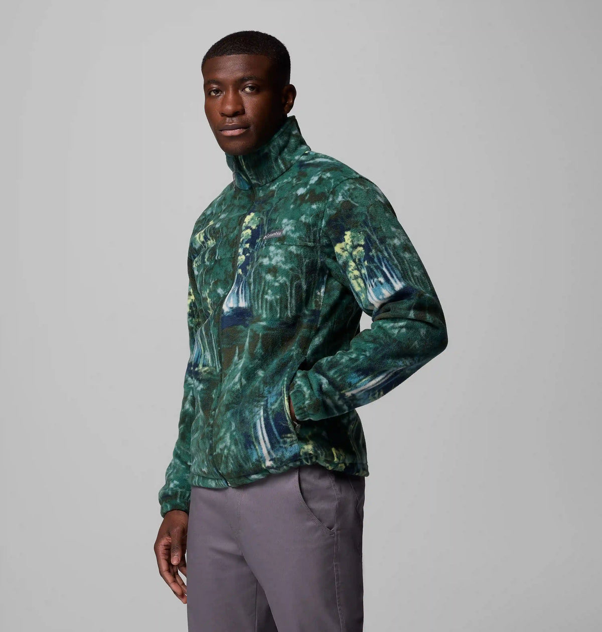 Men’s Steens Mountain Printed Fleece Jacket