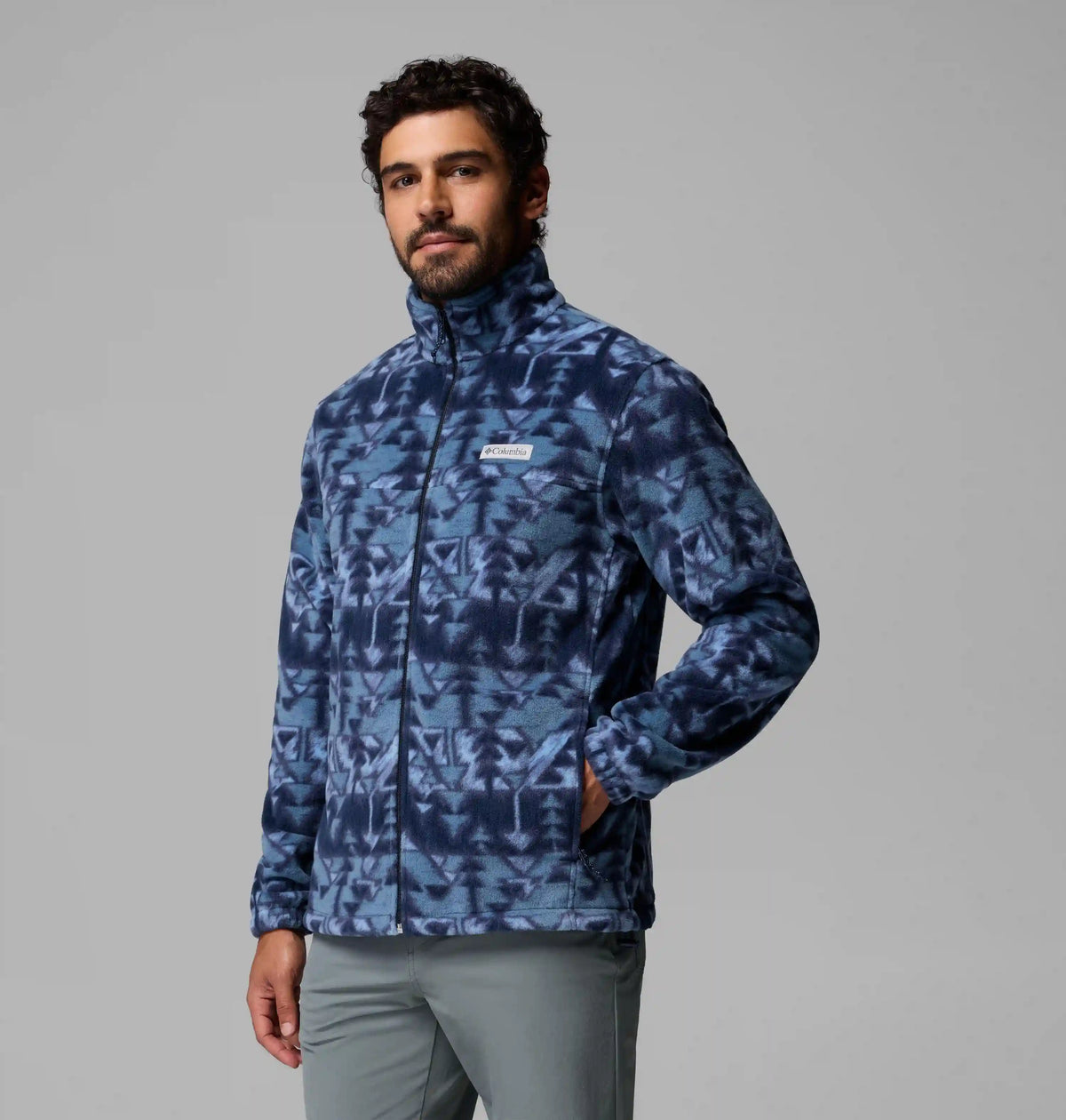 Men’s Steens Mountain Printed Fleece Jacket