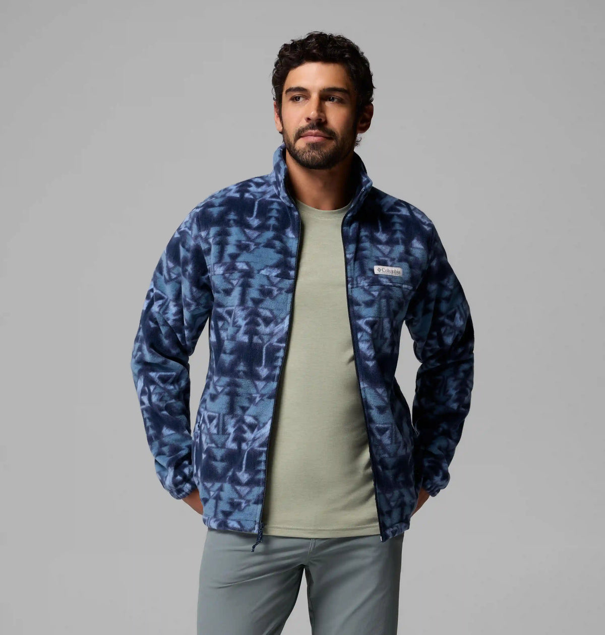 Men’s Steens Mountain Printed Fleece Jacket