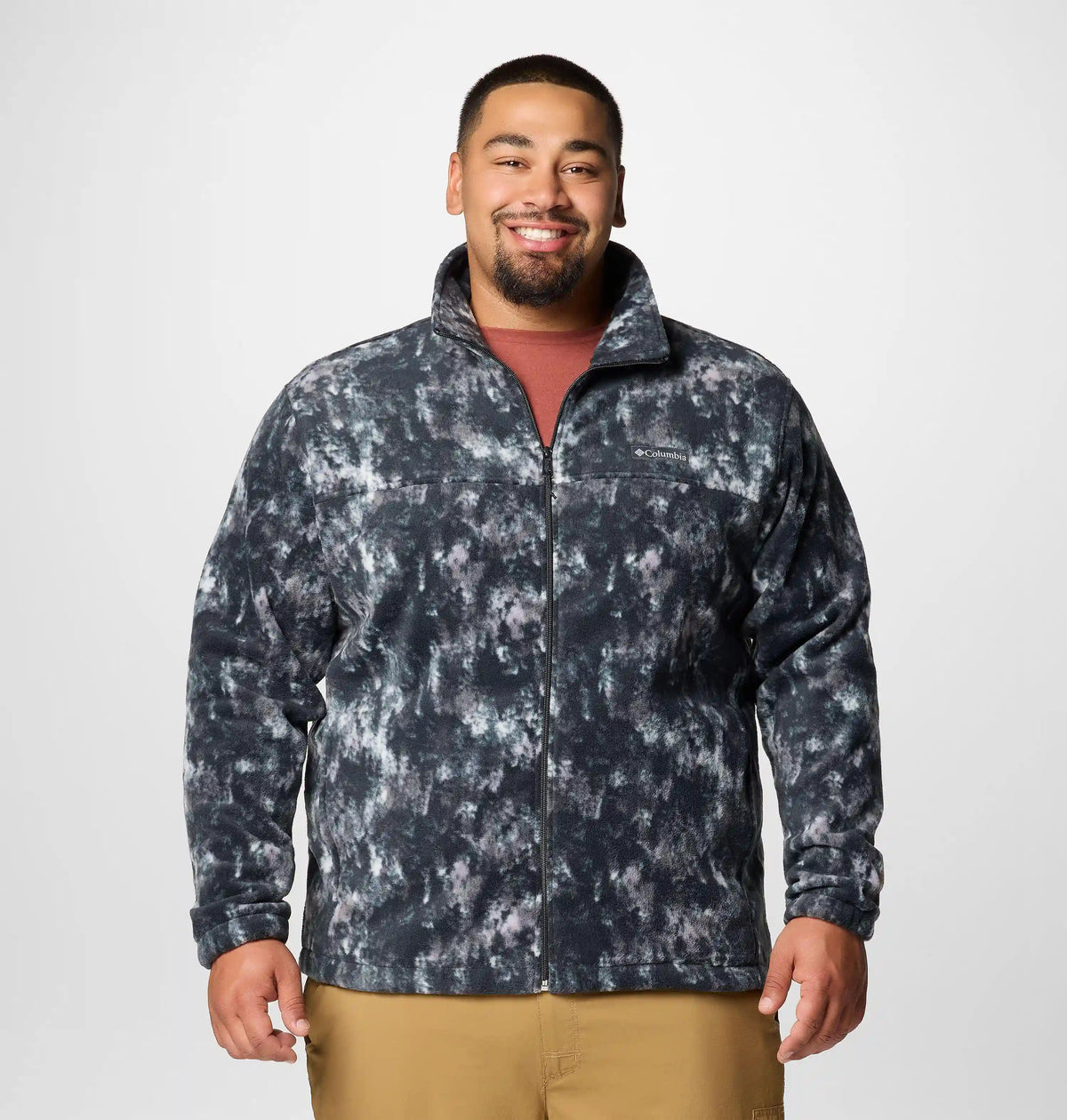 Men's Steens Mountain Printed Fleece Jacket - Big