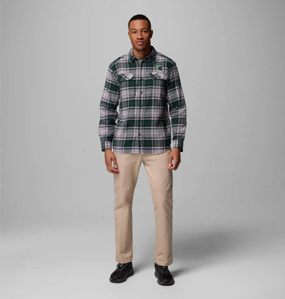 Men's Collegiate Flare Gun Flannel Long Sleeve Shirt - Michigan State