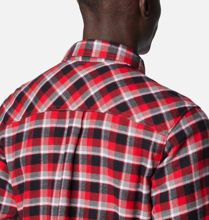 Men's Collegiate Flare Gun Flannel Long Sleeve Shirt - Georgia