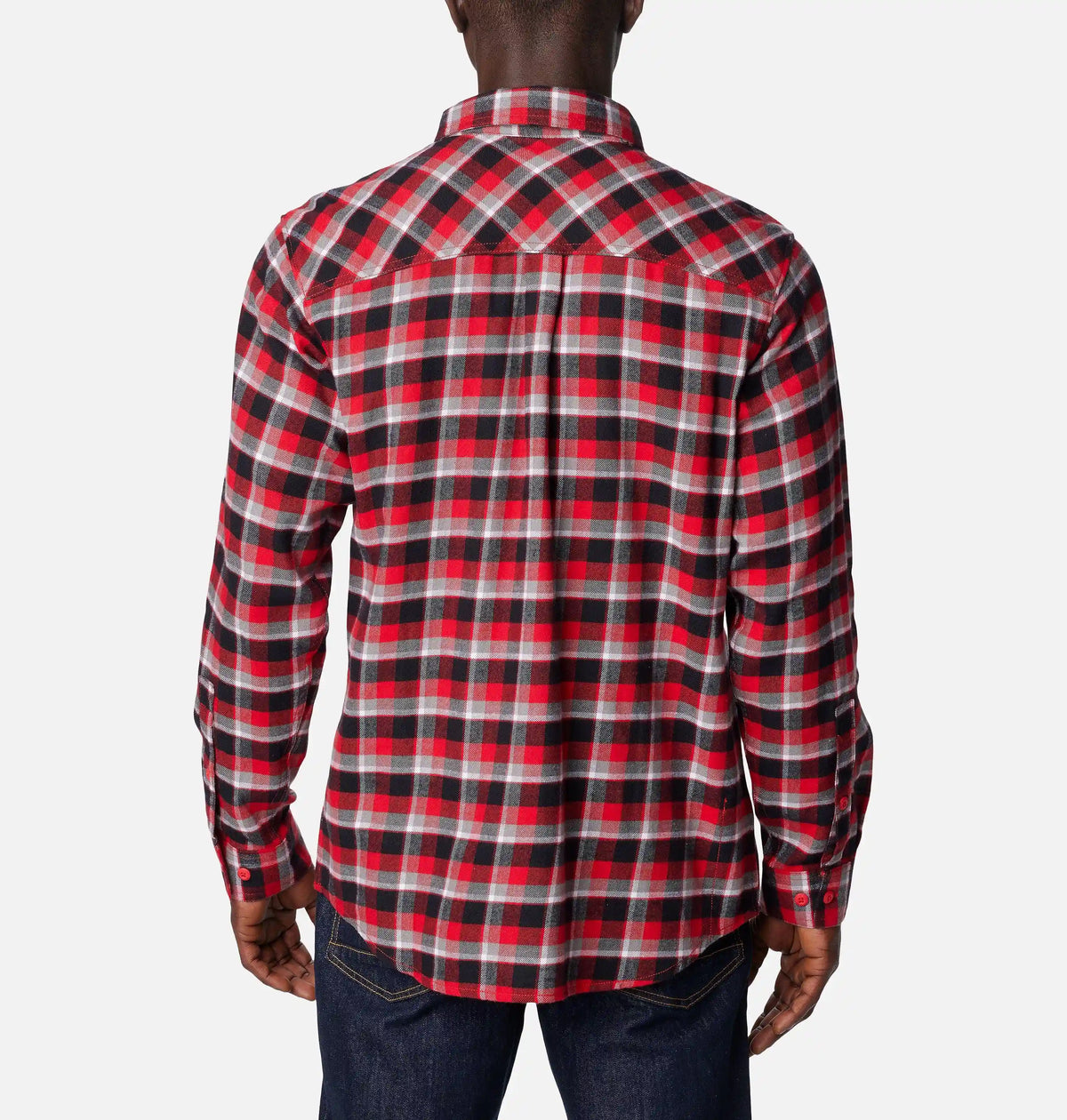 Men's Collegiate Flare Gun Flannel Long Sleeve Shirt - Georgia