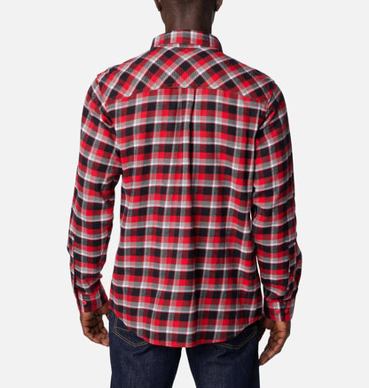 Men's Collegiate Flare Gun Flannel Long Sleeve Shirt - Georgia