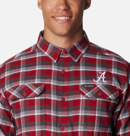 Men's Collegiate Flare Gun Flannel Long Sleeve Shirt - Alabama