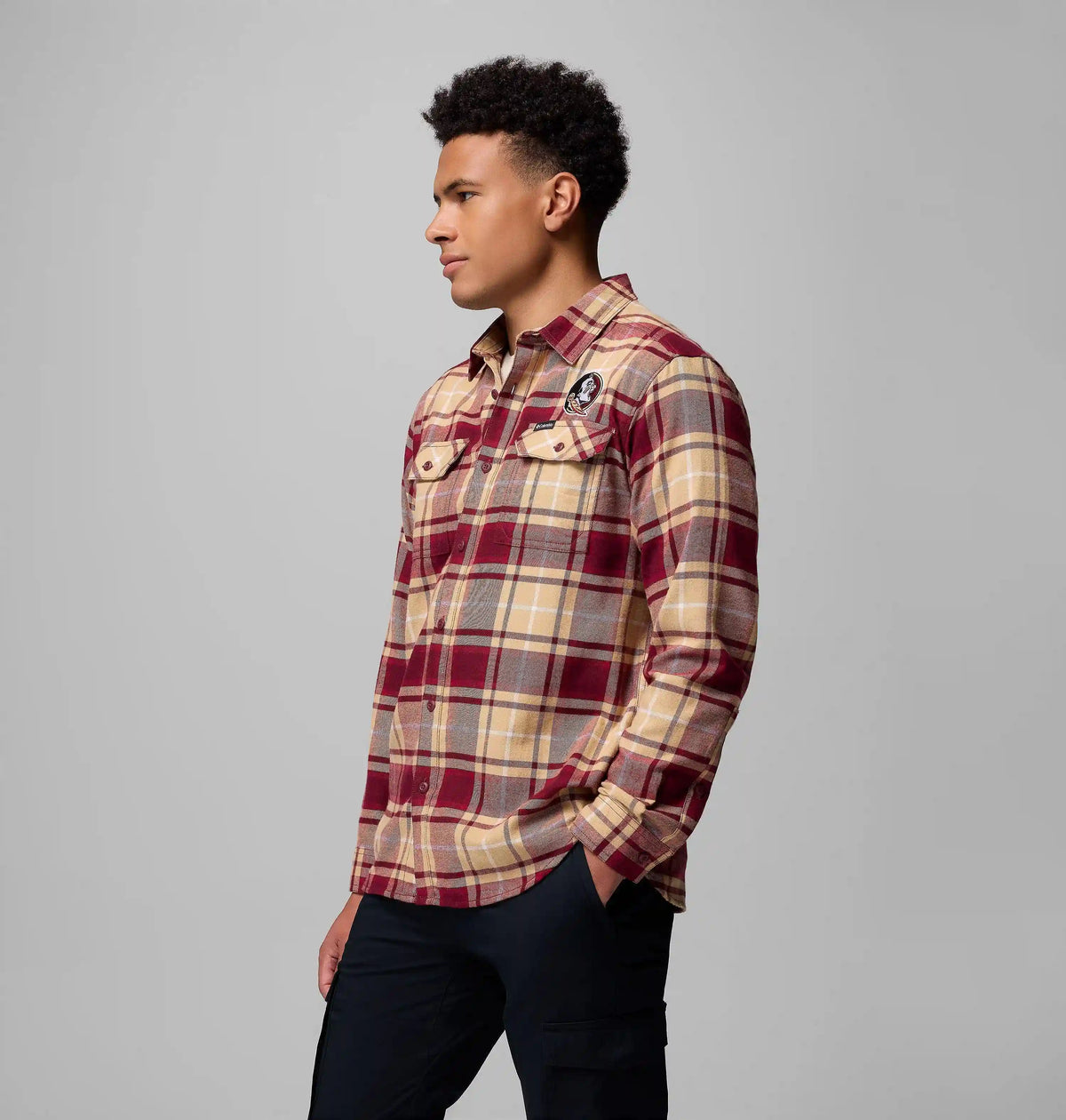 Men's Collegiate Flare Gun Flannel Long Sleeve Shirt - Florida State