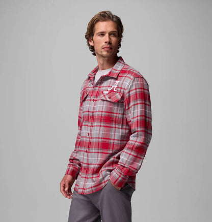 Men's Collegiate Flare Gun Flannel Long Sleeve Shirt - Alabama