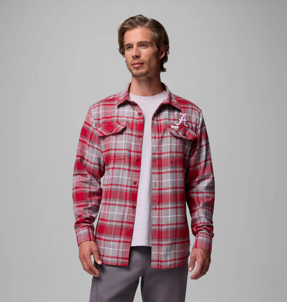 Men's Collegiate Flare Gun Flannel Long Sleeve Shirt - Alabama