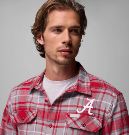 Men's Collegiate Flare Gun Flannel Long Sleeve Shirt - Alabama