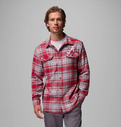 Men's Collegiate Flare Gun Flannel Long Sleeve Shirt - Alabama