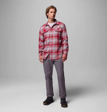 Men's Collegiate Flare Gun Flannel Long Sleeve Shirt - Alabama