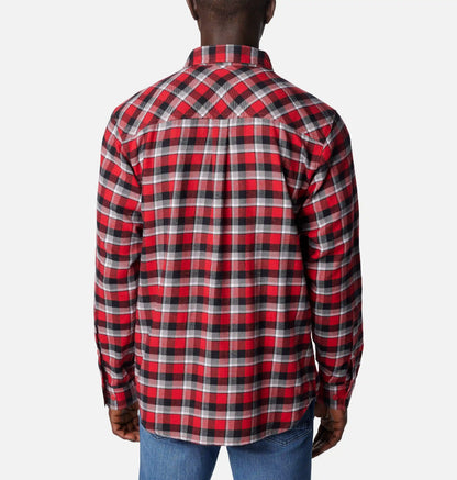Men's Collegiate Flare Gun Flannel Long Sleeve Shirt - Wisconsin