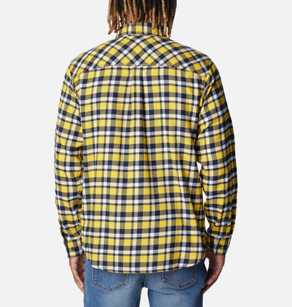 Men's Collegiate Flare Gun Flannel Long Sleeve Shirt - Michigan