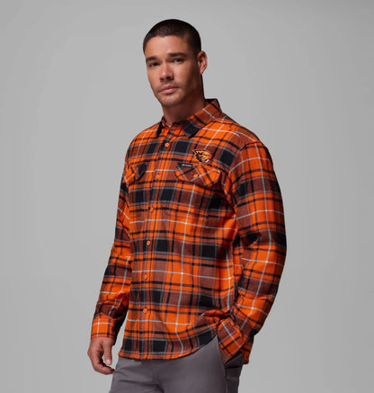 Men's Collegiate Flare Gun Flannel Long Sleeve Shirt - Oregon State