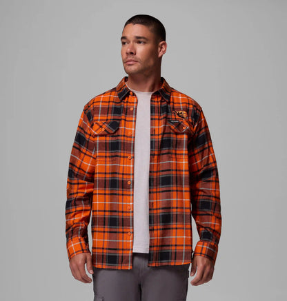 Men's Collegiate Flare Gun Flannel Long Sleeve Shirt - Oregon State