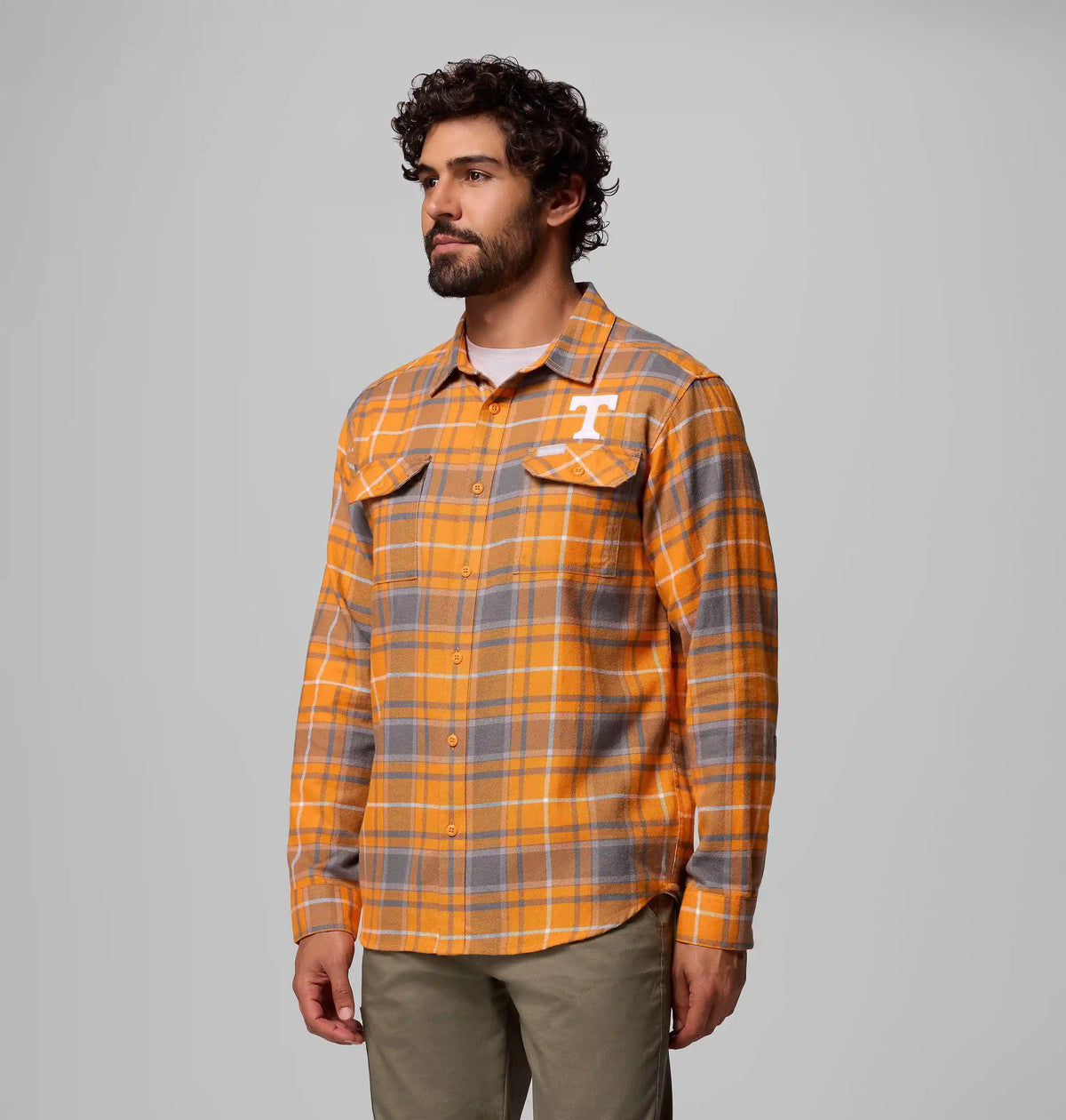 Men's Collegiate Flare Gun Flannel Long Sleeve Shirt - Tennessee