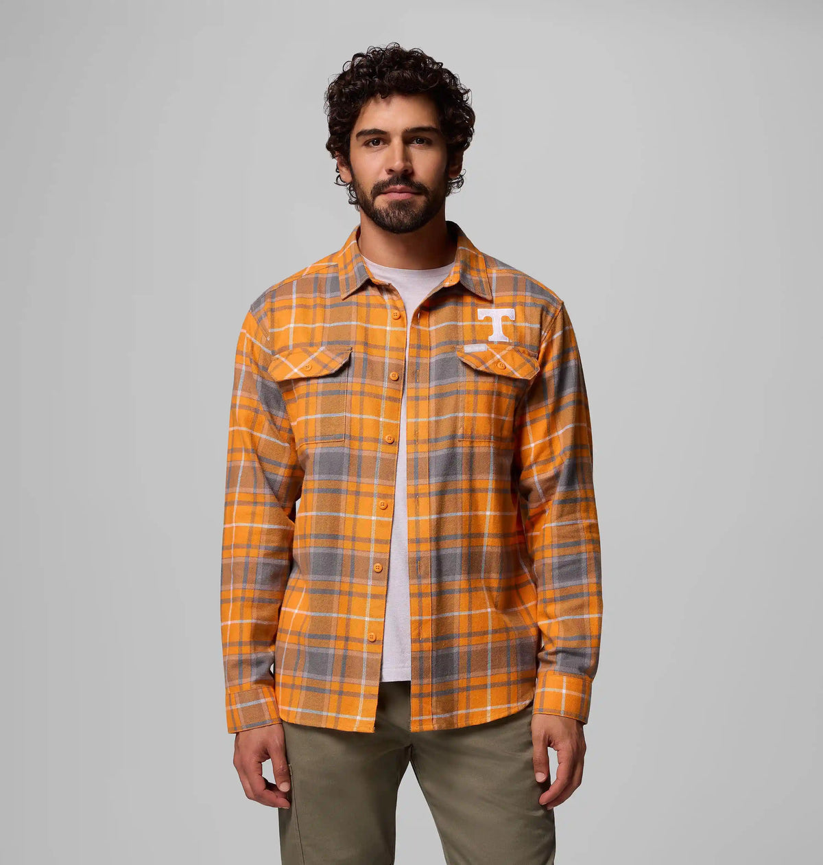 Men's Collegiate Flare Gun Flannel Long Sleeve Shirt - Tennessee