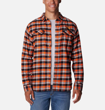 Men's Collegiate Flare Gun Flannel Long Sleeve Shirt - Oregon State