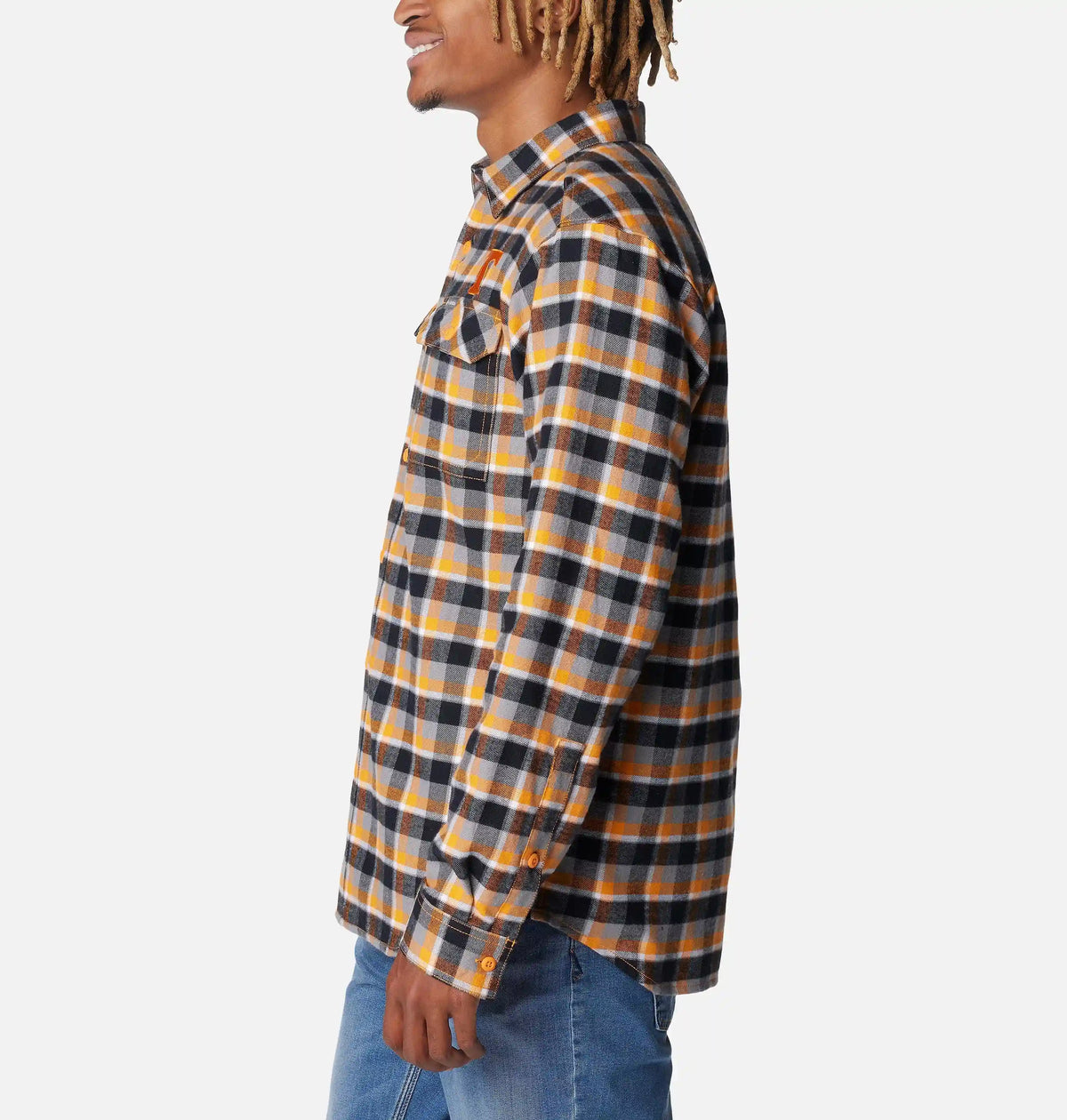 Men's Collegiate Flare Gun Flannel Long Sleeve Shirt - Tennessee