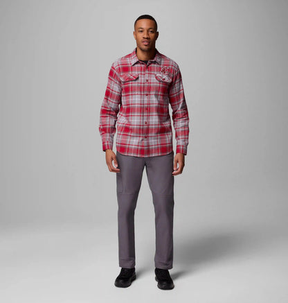 Men's Collegiate Flare Gun Flannel Long Sleeve Shirt - Washington State