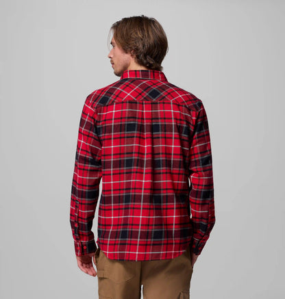 Men's Collegiate Flare Gun Flannel Long Sleeve Shirt - Georgia