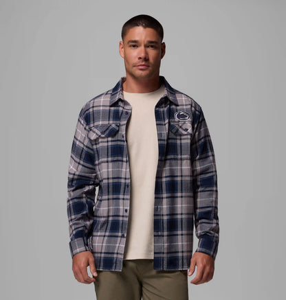 Men's Collegiate Flare Gun Flannel Long Sleeve Shirt - Penn State