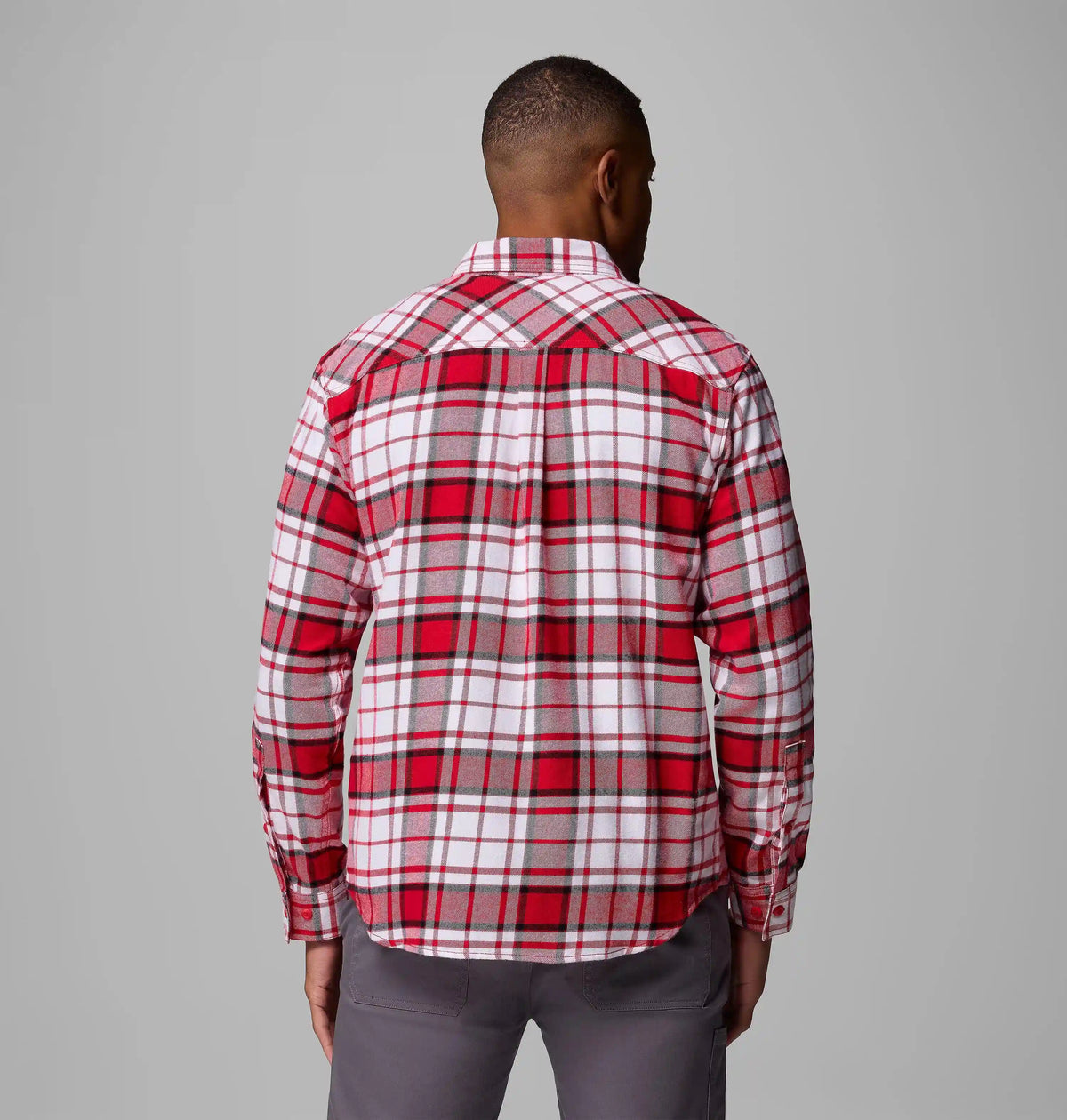 Men's Collegiate Flare Gun Flannel Long Sleeve Shirt - Nebraska