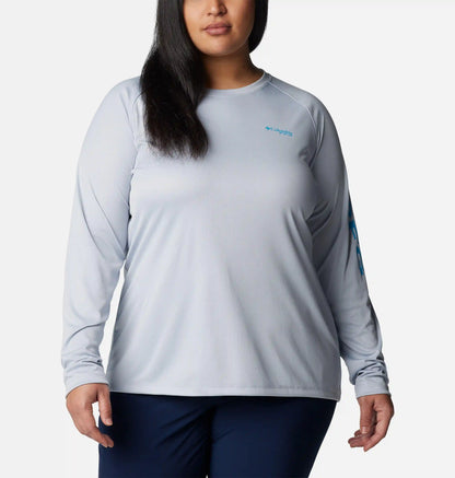 Women's PFG Tidal Tee II Long Sleeve Shirt - Plus Size