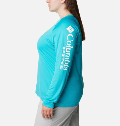 Women's PFG Tidal Tee II Long Sleeve Shirt - Plus Size