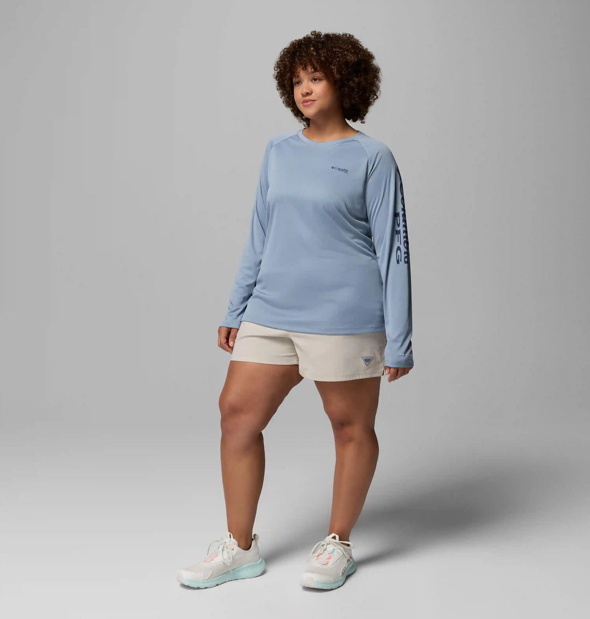 Women's PFG Tidal Tee II Long Sleeve Shirt - Plus Size