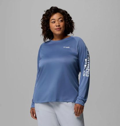 Women's PFG Tidal Tee II Long Sleeve Shirt - Plus Size