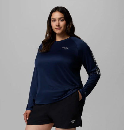 Women's PFG Tidal Tee II Long Sleeve Shirt - Plus Size