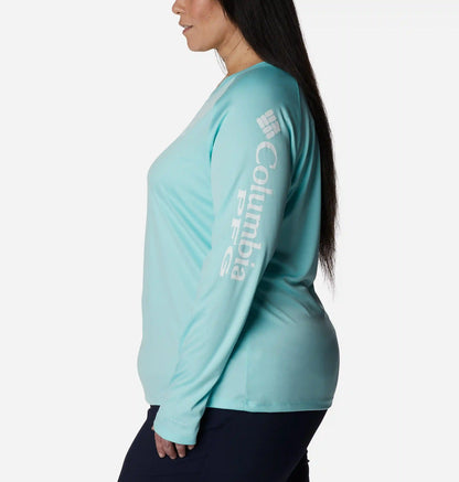 Women's PFG Tidal Tee II Long Sleeve Shirt - Plus Size