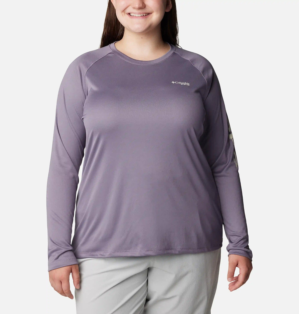 Women's PFG Tidal Tee II Long Sleeve Shirt - Plus Size