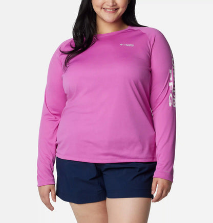 Women's PFG Tidal Tee II Long Sleeve Shirt - Plus Size