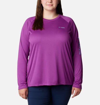 Women's PFG Tidal Tee II Long Sleeve Shirt - Plus Size