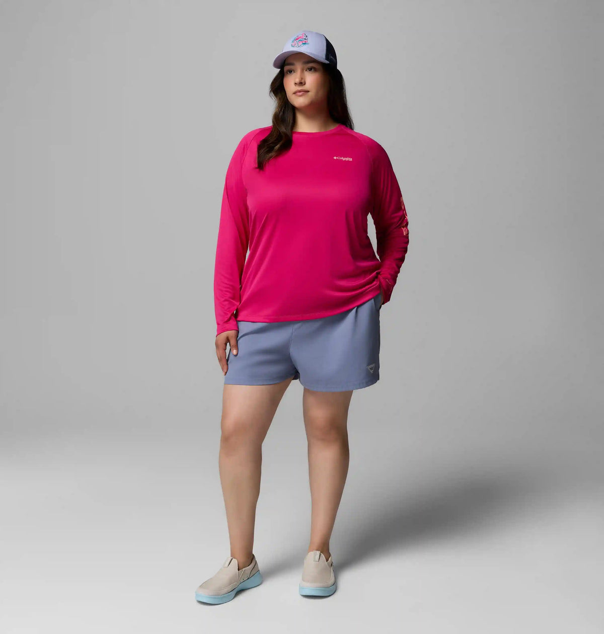 Women's PFG Tidal Tee II Long Sleeve Shirt - Plus Size