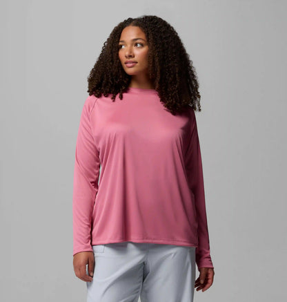 Women's PFG Tidal Tee II Long Sleeve Shirt - Plus Size