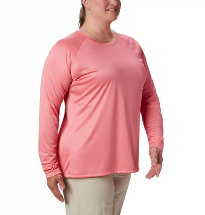 Women's PFG Tidal Tee II Long Sleeve Shirt - Plus Size