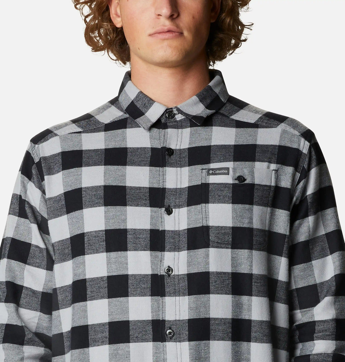 Men's Cornell Woods Flannel Long Sleeve Shirt - Tall