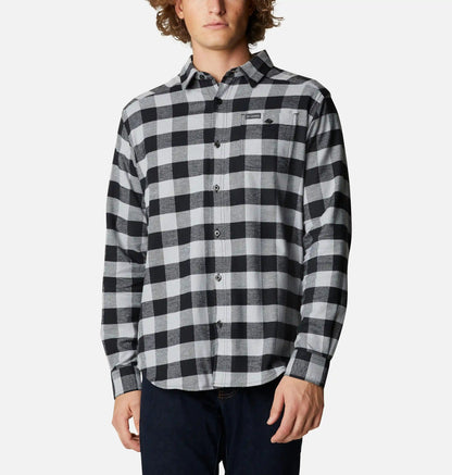 Men's Cornell Woods Flannel Long Sleeve Shirt - Tall
