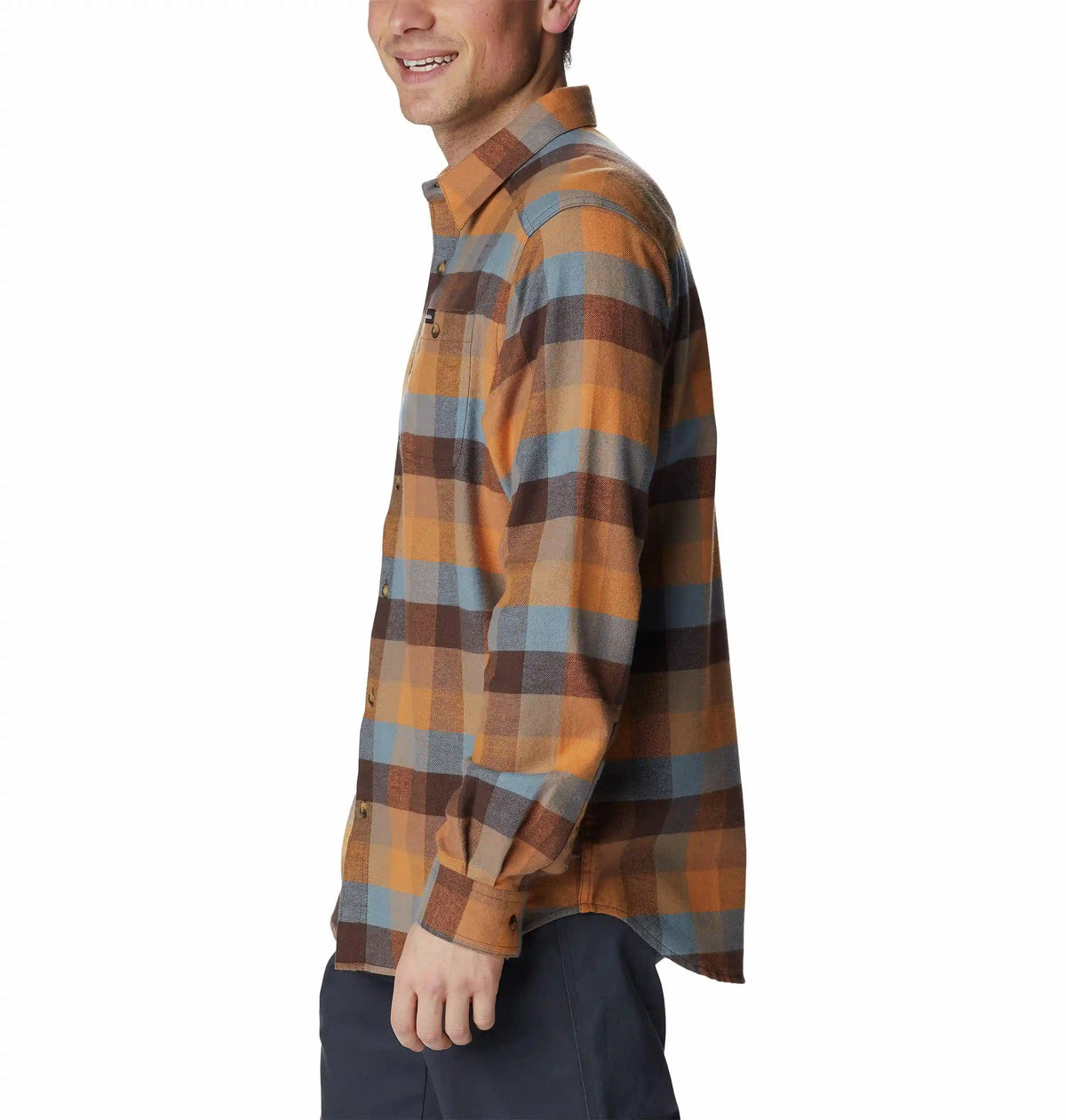 Men's Cornell Woods Flannel Long Sleeve Shirt - Tall
