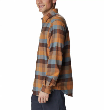 Men's Cornell Woods Flannel Long Sleeve Shirt - Tall