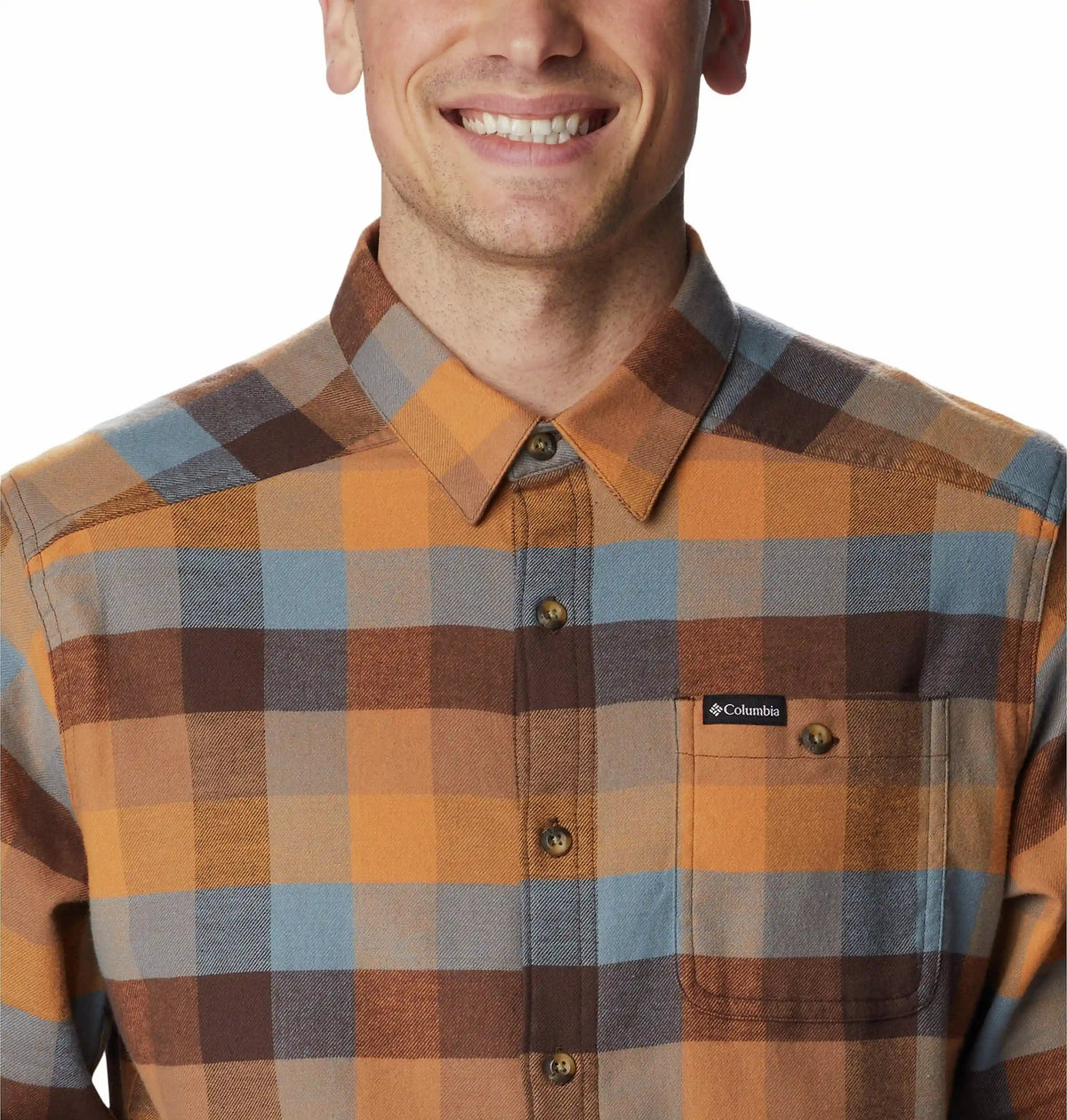 Men's Cornell Woods Flannel Long Sleeve Shirt - Tall