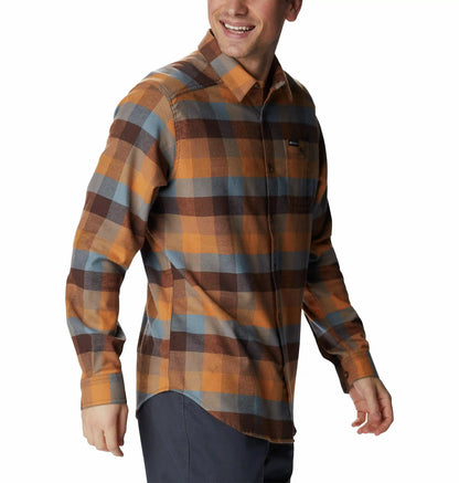 Men's Cornell Woods Flannel Long Sleeve Shirt - Tall
