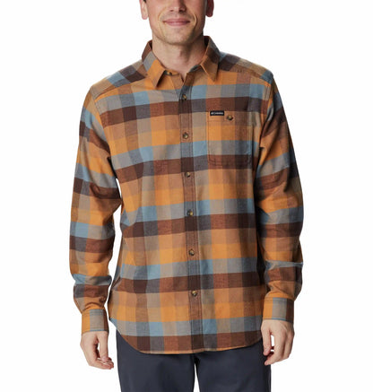 Men's Cornell Woods Flannel Long Sleeve Shirt - Tall