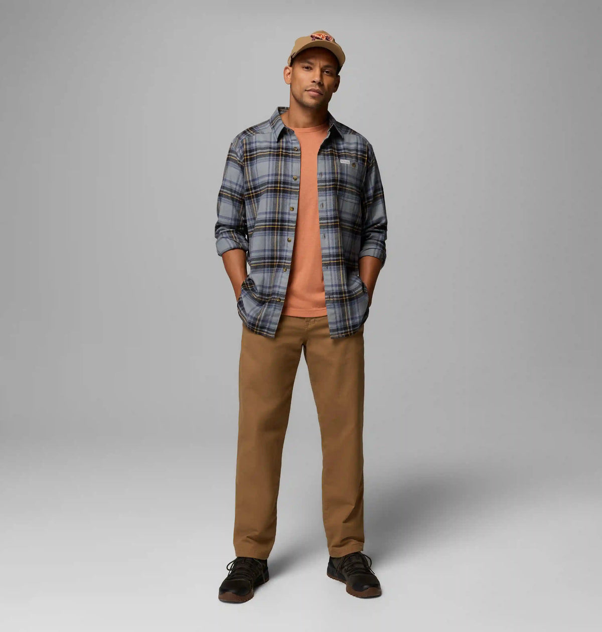 Men's Cornell Woods Flannel Long Sleeve Shirt