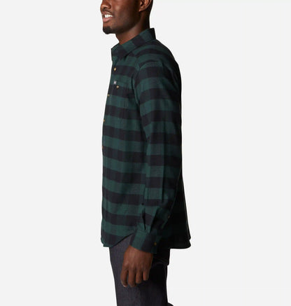 Men's Cornell Woods Flannel Long Sleeve Shirt - Tall