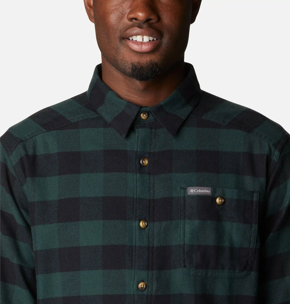 Men's Cornell Woods Flannel Long Sleeve Shirt - Tall